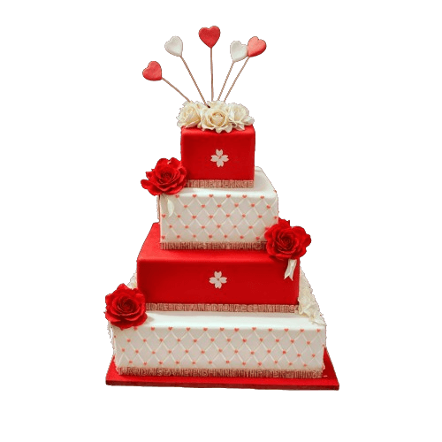 Walima Love Embellishments Cake | dessertbar.pk