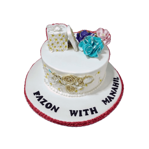 Divine Matrimony Confections Nikah Cake | desserrtbar.pk