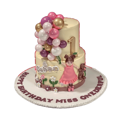 Balloon Ballet Birthday Cake | dessertbar.pk