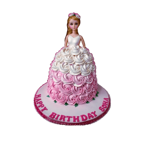 Doll-shaped Delights Birthday Cake | dessertbar.pk